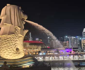 Singapore: Street Food & Marina Bay Night Walking Tour