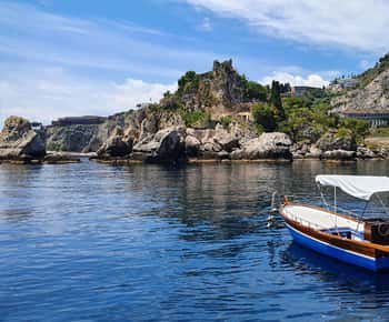 TOUR EN BATEAU DE TAORMINE & VISITE D'UNE DEMI-JOURNÉE AVEC MASQUE ET TUBA