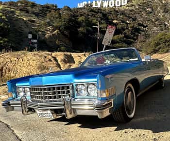 Discover LA in a 1973 Cadillac Eldorado convertible