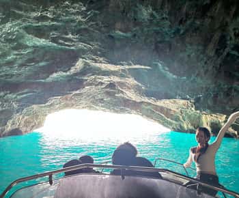 Kotor: Speedboat Tour to Blue Cave and Our Lady of the Rocks