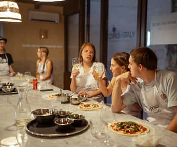 Palerme : cours de cuisine sur la pizza et le gelato avec dîner et vin