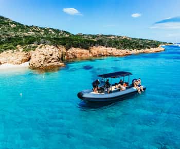 Palau vagy La Maddalena: 4 órás RIB túra a szigetcsoporton
