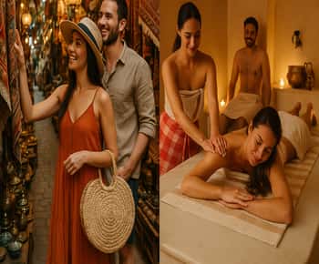 Marrakech: Souk Tour & Berber Hammam with Massage