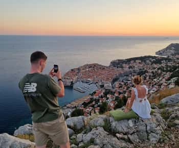Dubrovnik: Degustação de vinhos ao pôr do sol no Panorama Point