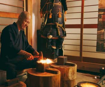 Authentic knife making experience at a blacksmith in Kyoto