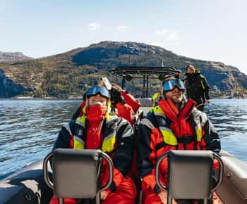 From Stavanger: Lysefjord Sightseeing RIB Boat Tour