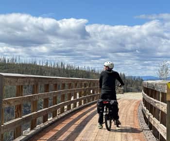 Kelowna: Alquiler de bicicletas eléctricas con guía de navegación en la aplicación
