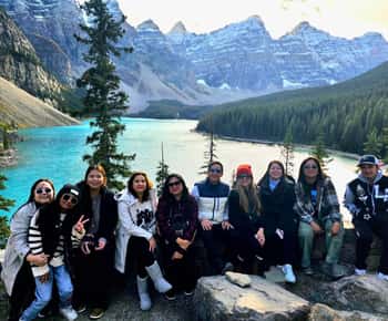 From Banff: Shuttle Bus to Lake Louise and Moraine Lake.