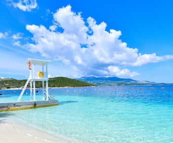 From Tirana: Ksamil Islands, Saranda, & Blue Eye Day Trip
