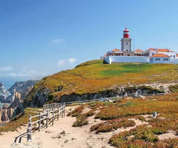 Sintra-Cascais naturpark, västra Lissabon solnedgångstur