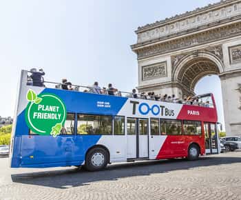 Paris: Tootbus Hop-on Hop-off com cruzeiro fluvial opcional