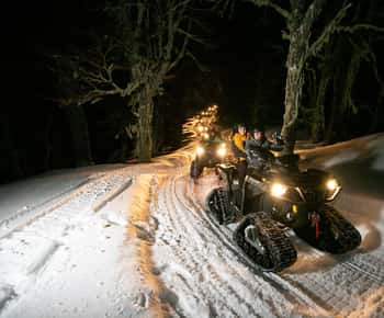 Bariloche Noite Nórdica: Passeio de quadriciclo e jantar no Cerro Otto