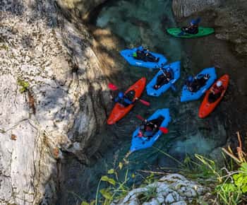Slovenië: Packrafting 4-daagse cursus op de Soca-rivier