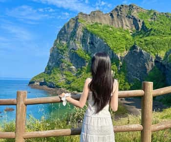 Jeju : visite des sites orientaux de l'UNESCO avec spectacle Haenyeo
