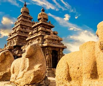 Desde Chennai: Excursión de un día a Mahabalipuram y Pondicherry