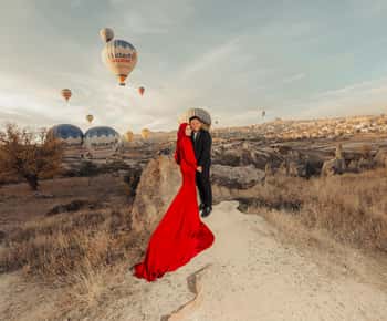 Private Photo Shoot in Cappadocia With Transportation