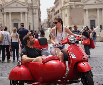 Rome Vespa Sidecar Tour: 90-Minute Panoramic Experience