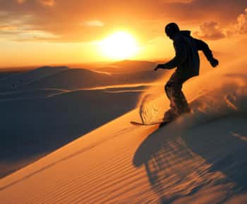 Agadir: Esperienza guidata di sandboarding e visita del canyon