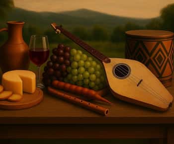 Tbilisi: Georgian Music Evening - Wine, Cheese, Conversation