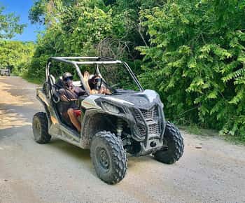 Playa del Carmen: Cenote & Mayan Village Tour per Buggy