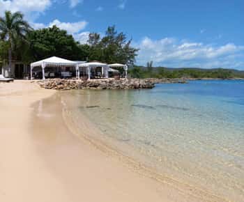 Falmouth: Bamboo Beach Club VIP Access + Lunch & Cocktails