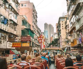 Hong Kong: Tour de ônibus hop-on hop-off e Opcional Peak Tram