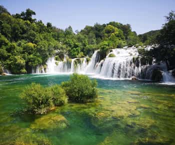 Makarska: Viagem de 1 dia ao Parque Nacional Krka com visita a Šibenik