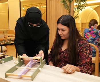 Diriyah, Saudi Arabia: Sadu Weaving Workshop