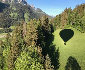 Switzerland hot air balloon flight