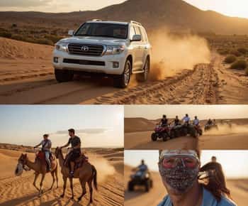 From Doha: Inland Sea Desert Safari with All Activities