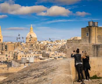 Valletta városnéző séta engedélyezett idegenvezetővel