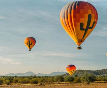 Tucson: Heißluftballonfahrt mit Champagner und Frühstück