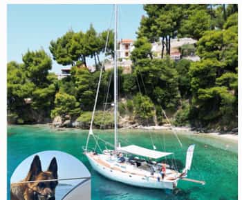 Skiathos: Tages-Segeltour mit Mittagessen an Bord