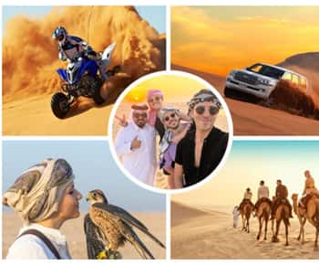 Doha:ATV,Quad or Buggy Dune Bashing,CamelRide & Sandboarding