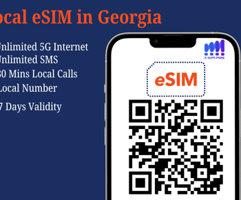 Tbilisi: E-sim in Georgia With Unlimited Internet