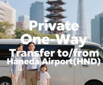Tokio: traslado privado de ida al aeropuerto de Haneda (HND)