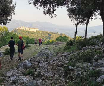 Footprints on the Battlefield Trails at Monte Cassino