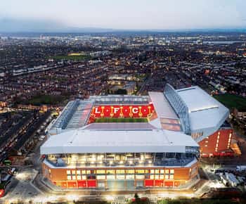 Sinta o rugido – Experiência oficial do dia do jogo do Liverpool