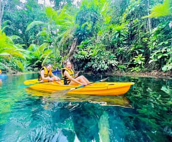 Krabi: Klong Root (Lago de cristal) Passeio de caiaque