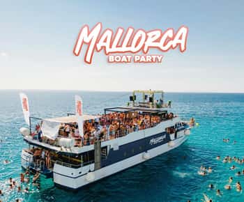 Mallorca: Båtfest med live-DJ:s, lunch och inträde till nattklubb