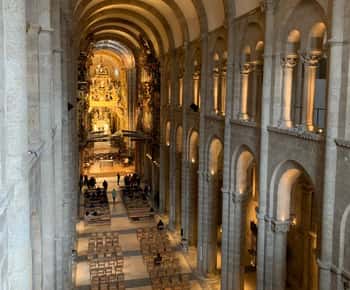 Omvisning i Santiago-katedralen med tak og Portico de la Gloria