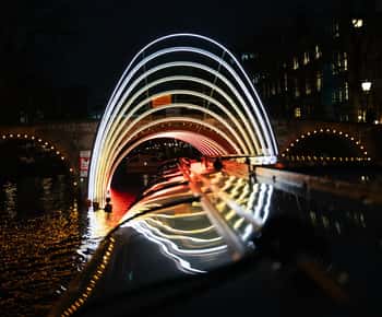 Amsterdam Light Festival Komentarz na żywo i opcjonalne drinki
