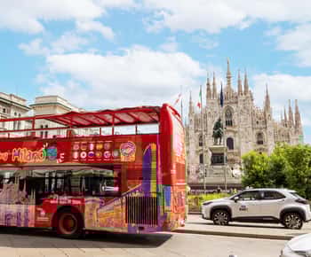 Milão: City Sightseeing ônibus hop-on hop-off com guia de áudio