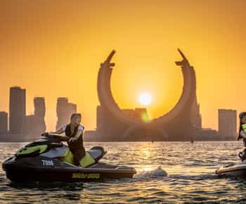 Doha: Kataran ja Pearl Qatarin näköalapaikoilla.
