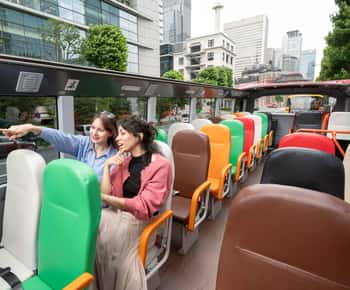 Tokyo: 60min Panoramic Open Top Bus Tour with Audio Guide