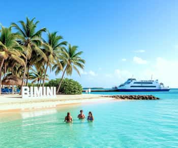 De Miami: Excursão de um dia para Bimini ou Grand Bahama de ferry