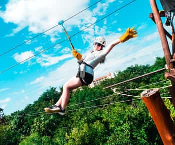 From Cozumel: The Original Zipline Adventure Tour