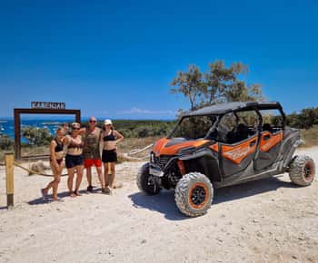 Pula: Buggy familiar de 4 plazas, tour de 2,5 horas por Kamenjak y Safari Bar