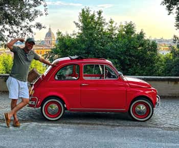 Meraviglioso tour in fiat d'epoca