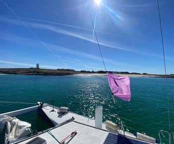 Evening 2-hour cruise in Lorient harbor